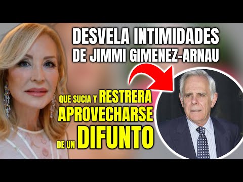 Carmen Lomana DESVELA INTIMIDADES de JIMMY JIMÉNEZ ARNAU tenía PROBLEMAS ECONÓMICOS