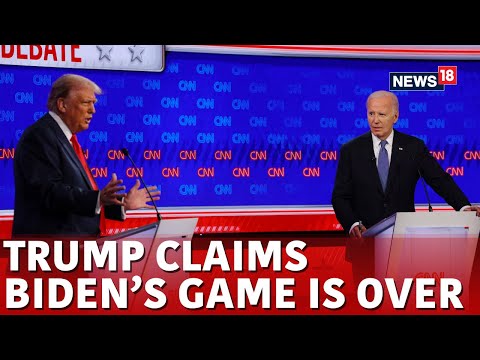 Trump vs Biden | Trump Claims Victory After CNN Presidential Debate | Donald Trump Speech Live |N18G