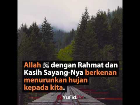 Hujan membawa berkah