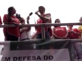 Quintino Severo fala em manifestação do Dia Nacional de Lutas (28 01 2015)