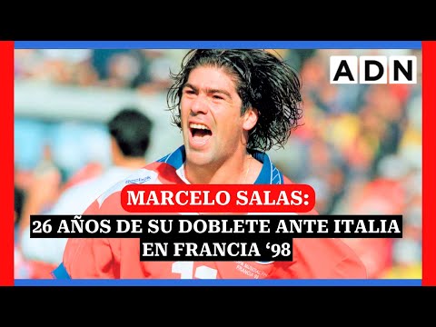 Marcelo Salas a 26 años de su doblete ante Italia en Francia ‘98