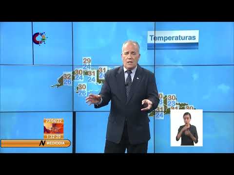 El Tiempo en Cuba:vientos moderados y lluvias en tarde en la regiones occidental y oriental