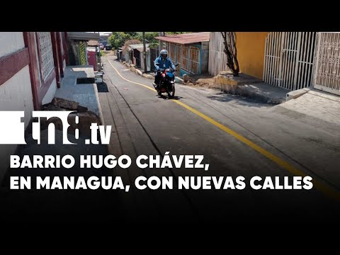 Barrio Hugo Chávez en Managua sigue desarrollándose con calles nuevas - Nicaragua