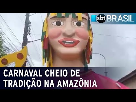 Cidade no Pará ganha destaque por Carnaval repleto de tradições | SBT Brasil (10/02/24)