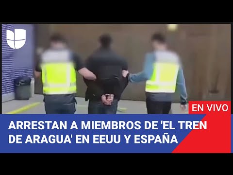 Edicion Digital: Realizan arrestos de miembros de 'El Tren de Aragua' en EEUU y España