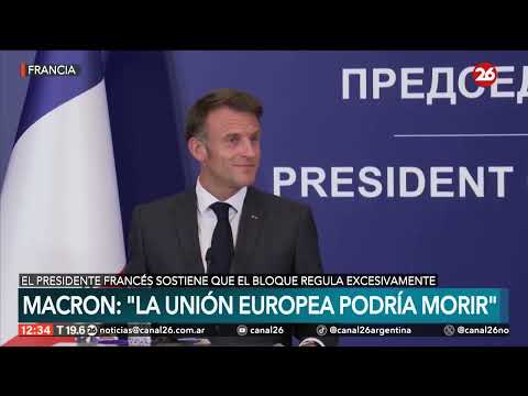 Macron advierte que la UE podría morir en medio de alertas económicas