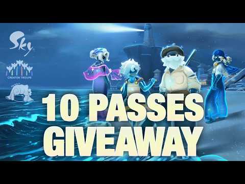 【𝗚𝗜𝗩𝗘𝗔𝗪𝗔𝗬】 10 Passes for Season of Pearl 🎁 | Sky: Children of the Light