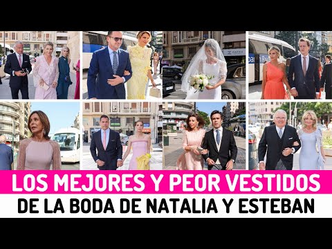 Los MEJORES y PEORES LOOKS de la BODA de NATALIA SANTOS YANES y ESTEBAN RIVAS