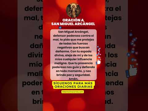 Oracion a San Miguel Arcángel - Defensor Poderoso