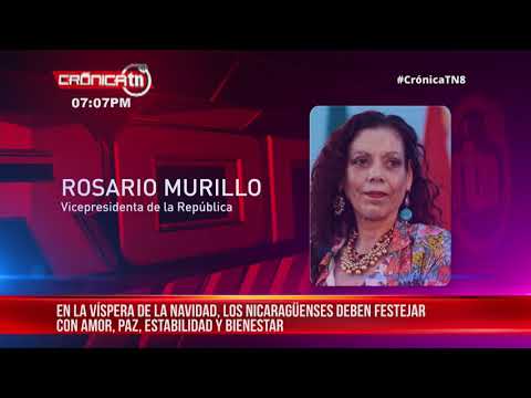 Mensaje de la vicepresidenta Rosario miércoles 23 de diciembre 2020 - Nicaragua