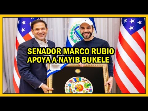 Senador Marco Rubio se reúne con Nayib Bukele | TSE inscribe partido Fuerza Solidaria