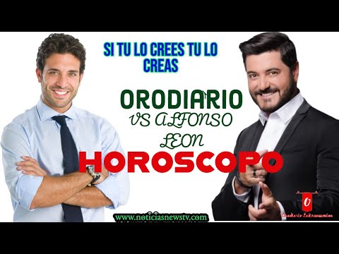 HOROSCOPO DE HOY SEMANAL 1 AL 31 DE DICIEMBRE DE ALFONSO LEÓN ARQUITECTO DE SUEÑOS ORODIARIO