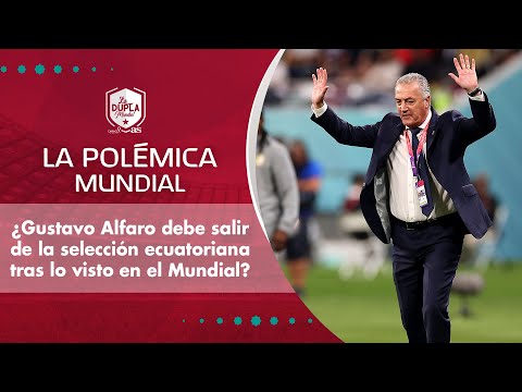 ¿Gustavo Alfaro debe salir de la selección ecuatoriana tras lo visto en el Mundial?