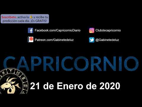 Horóscopo Diario - Capricornio - 21 de Enero de 2020