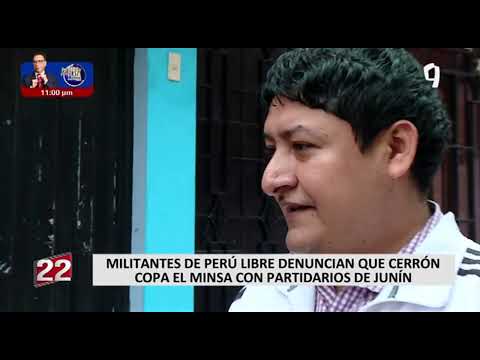 Militantes de Perú Libre denuncian que Vladimir Cerrón copa el Minsa con partidos de Junín