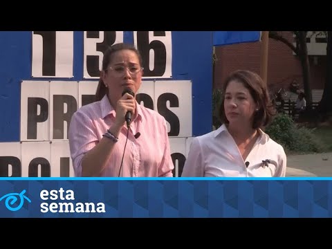 Victoria Cárdenas y Berta Valle demandan libertad para todos los presos políticos