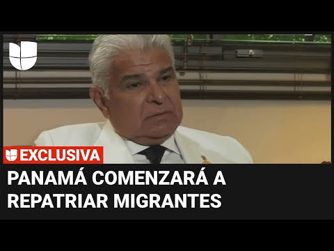 Exclusiva: presidente de Panamá detalla plan de repatriación de indocumentados financiado por EEUU