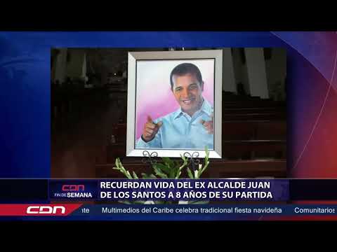 Recuerdan vida del ex alcalde Juan de los Santos a 8 años de su partida