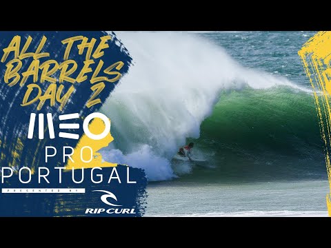 Surfing🌅🌊 All The Barrels From Day 2 Of The MEO Pro Portugal presented by Rip Curl