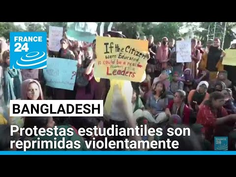 Estudiantes de Bangladesh protestan contra el sistema de cuotas de empleo en el sector público