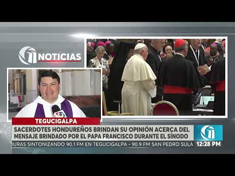 ON MERIDIANO l Sacerdotes hondureños comparten opiniones sibre mensaje del Papa Francisco