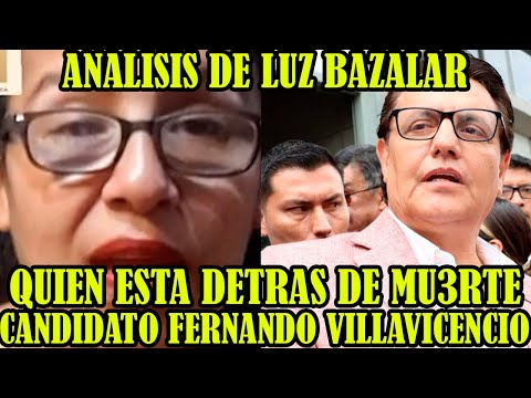 FERNANDO VILLAVICENCIO NO ERA FAVORITO PARA LAS PRESIDENCIALES EN ECUADOR ..