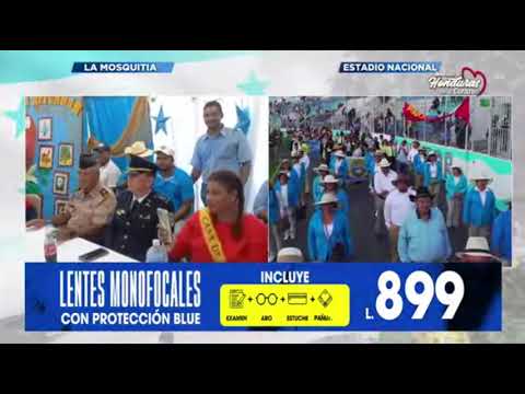 HCH en Gracias a Dios | Con civismo, misquitos desarrollan desfiles patrios en Puerto Lempira