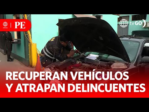 Recuperan vehículos y atrapan a delincuentes | Primera Edición | Noticias Perú