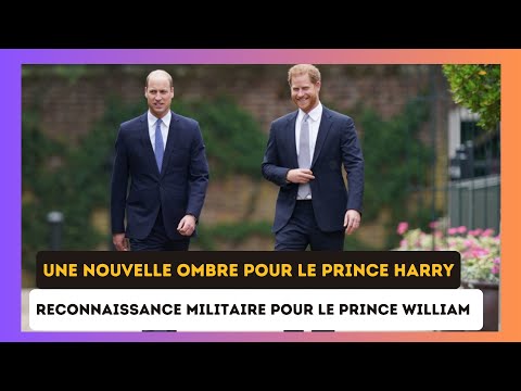 Prince William rec?oit un honneur militaire : Le prince Harry de nouveau e?clipse?