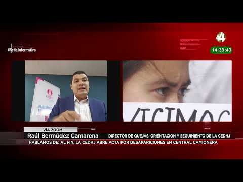 Raúl Bermúdez Camarena explica que la CEDHJ abre acta por desapariciones en Central Camionera