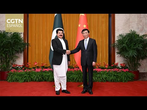 Máximo asesor político de China, Wang Huning se reúne con presidente del Senado paquistaní