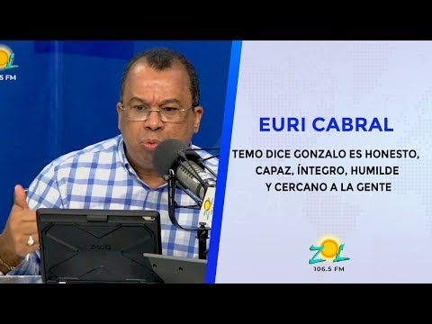 Euri Cabral: Gobiernos PLD aumentan bienestar; Temo dice Gonzalo es honesto y cercano a la gente.