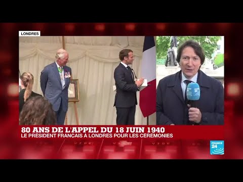 Appel du 18 juin : Macron remet la Légion d'honneur à Londres, berceau de la France libre