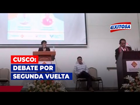 Cusco: Debate por segunda vuelta de Elecciones Regionales 2022