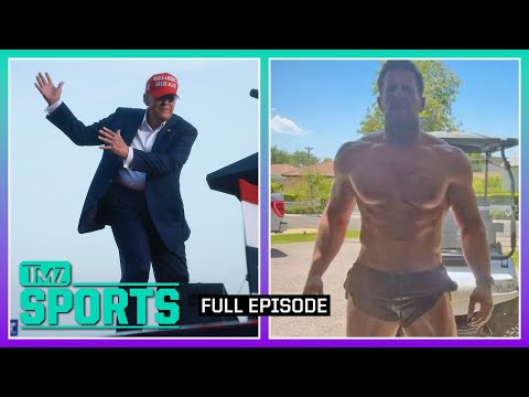 Trump's Golf Challenge to Biden & Phil Heath on JJ Watt's Physique | TMZ Sports Full Ep - 7/10/24