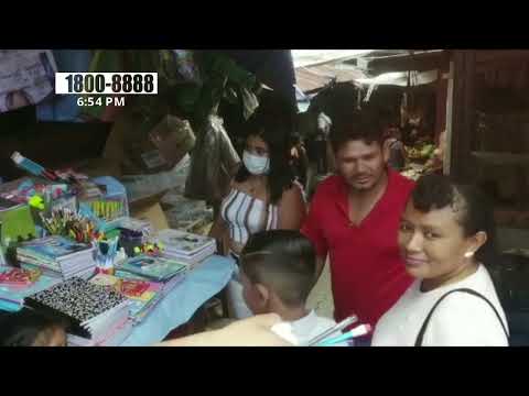 Comercio de útiles escolares con gran dinamismo en Boaco - Nicaragua