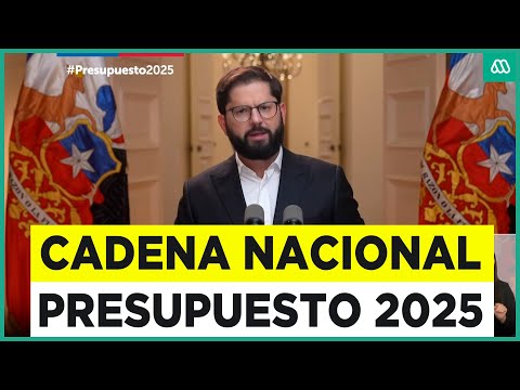 Presidente Boric presenta Ley de Presupuesto 2025: Aumentará gasto en 2,7% con foco en seguridad