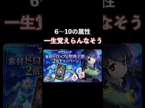 『ログレス』アストレア大陸の属性が分かりやすくなるライフハック【切り抜き 】#ログレス