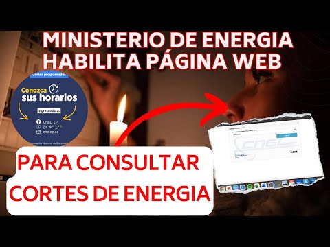 Ministerio de Energia habilita pa?gina web para consultar horario de apagones