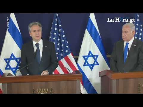 Blinken en Israel para reiterar apoyo de EE.UU. en sexto día de guerra con Hamás