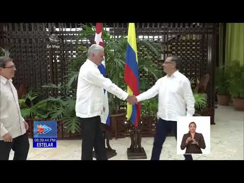 Cuba: Recibe Díaz-Canel a Presidente Colombiano Gustavo Petro