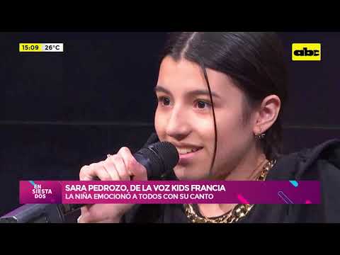 Sara Pedrozo, la niña de la Voz Kids de Francia