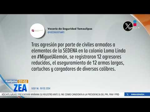 Enfrentamiento entre militares y sicarios deja 12 abatidos en Tamaulipas | Noticias con Paco Zea