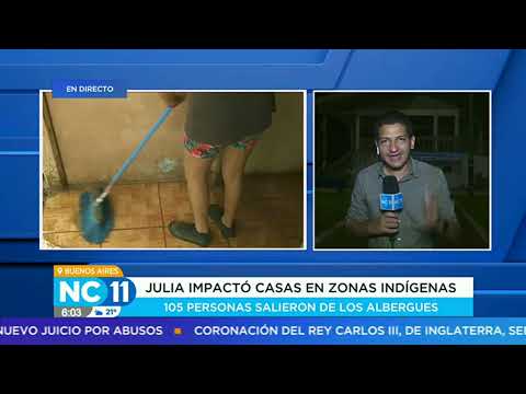 Zonas indígenas afectadas por Tormenta Julia