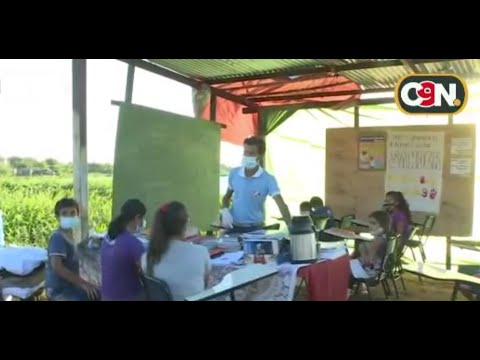 Espacio de apoyo escolar a niños en Bañado Norte