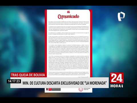 Ministerio de Cultura descarta exclusividad de Morenada tras polémica con Bolivia