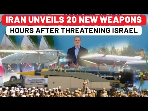 Iran Unveils New Fatah & Jihad Missiles, Shahed Drone Hours After Warning Israel Over Beirut Attack