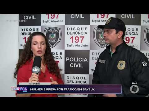 Mulher é presa por tráfico em Bayeux - Tá na Hora