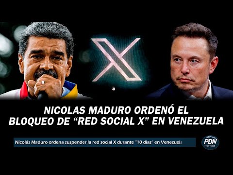 NICOLAS MADURO ORDENO EL BLOQUEO DE X (Twitter) EN TODA VENEZUELA | Arremete contra Elon Musk