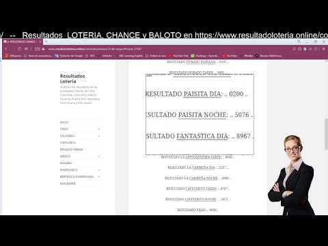 ?? LOTERIA AYER ? 8 DE MAYO y Acceso a resultados de sorteos anteriores